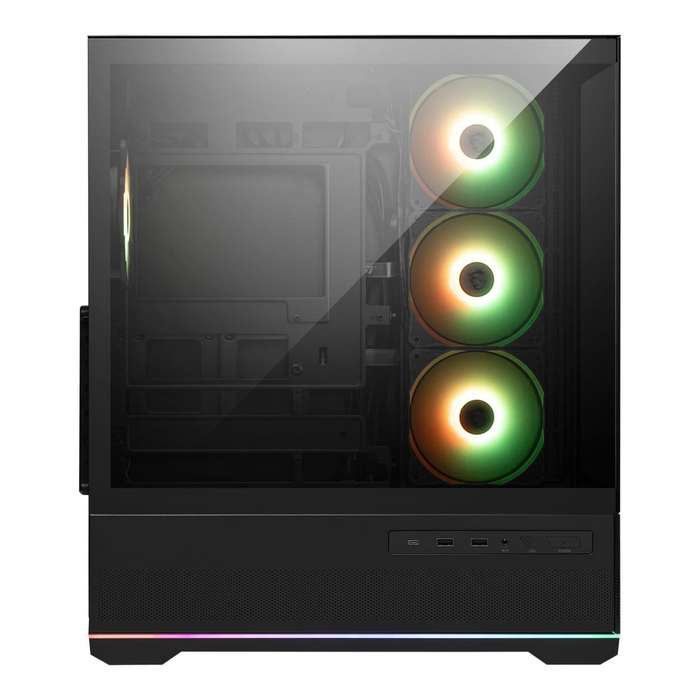 MSI MAG PANO 110R PZ ARGB Tempered Glass Steel ATX Mid-Tower PC Case Black