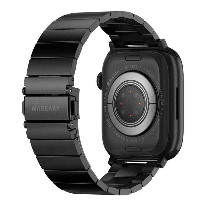 MagEasy Maestro 42mm Stainless Steel Band for Apple Watch Black MAW801034BK22
