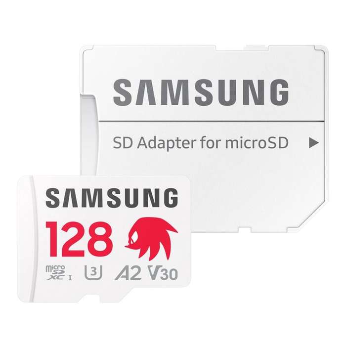 Samsung Pro Plus Sonic the Hedgehog Memory Card 128GB MicroSDXC UHS-I Class 10 MB-MD128SA/LC1