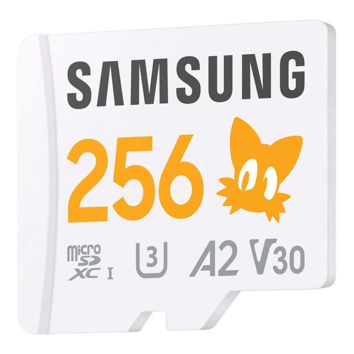 Samsung Pro Plus Sonic the Hedgehog Memory Card 256GB MicroSDXC UHS-I Class 10 MB-MD256SA/LC1