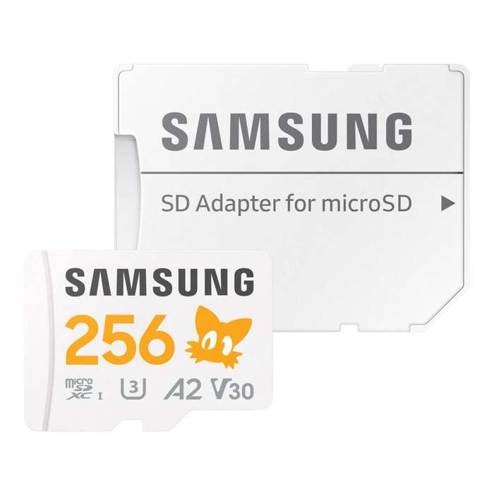 Samsung Pro Plus Sonic the Hedgehog Memory Card 256GB MicroSDXC UHS-I Class 10 MB-MD256SA/LC1
