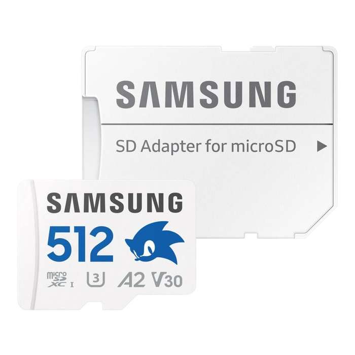 Samsung Pro Plus Sonic the Hedgehog Memory Card 512GB MicroSDXC UHS-I Class 10 MB-MD512SA/LC1