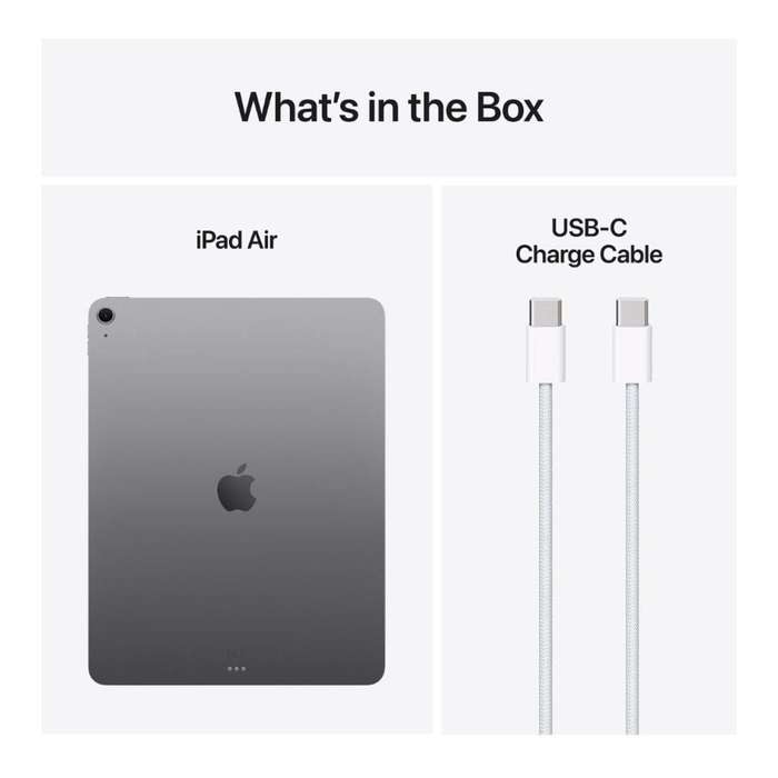 Apple iPad Air 13-inch Tablet - Apple M3 512GB ROM 8GB RAM Wi-Fi iPadOS 18 Space Grey MCNT4QA/A