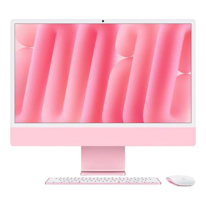 Apple iMac 24 23.5-inch Retina 4.5K All-in-One PC - Apple M4 512GB SSD 24GB RAM macOS Pink