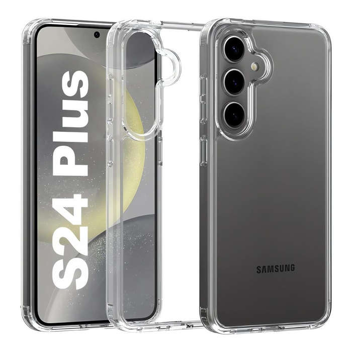 Tuff-Luv Hard Shell Cover for Samsung Galaxy S24 Plus Clear MF2823