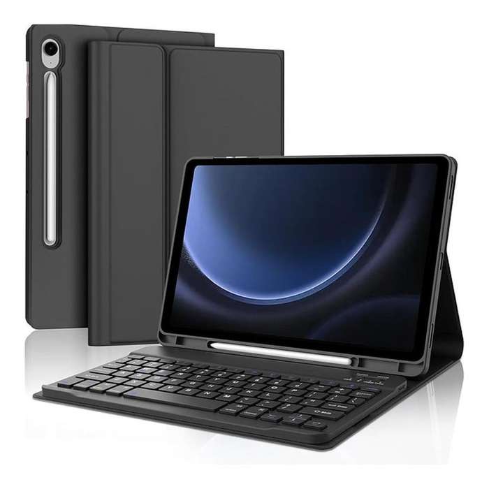 Tuff-Luv MF3945 13-inch Bluetooth Keyboard Case for the Samsung Tab S10 Black