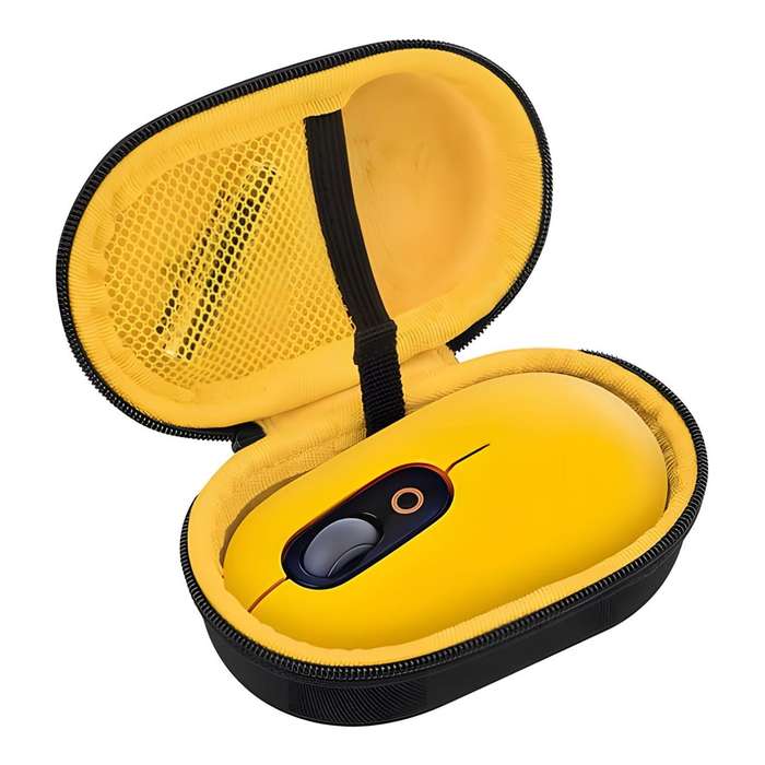 Tuff-Luv EVA Shockproof Hard Shell Mice Travel Case Black and Yellow MF4089