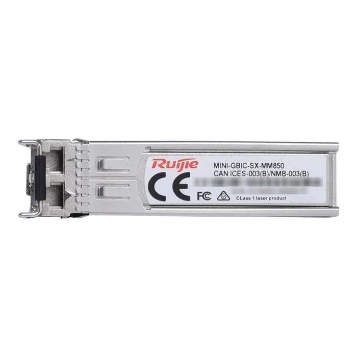 Ruijie Networks MINI-GBIC-SX-MM850 1000BASE-SX SFP 850-nm 550-m DDM Duplex LC MMF Optical Transce...