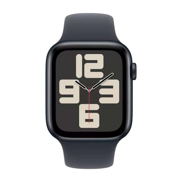 Apple Watch SE GPS 44mm Midnight Aluminium Case with Midnight Sport Band S/M
