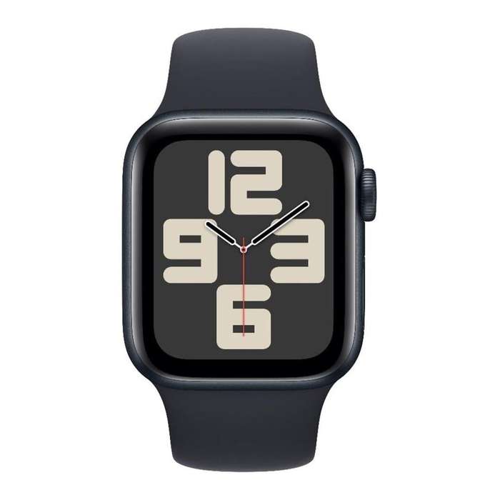 Apple Watch SE GPS + Cellular 40mm Midnight Aluminium Case with Midnight Sport Band S/M MXGC3QA/A
