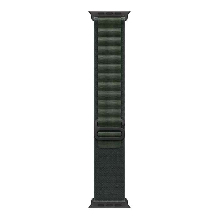 Apple 49mm Dark Green Alpine Loop with Black Titanium Finish Medium MYPR3ZM/A