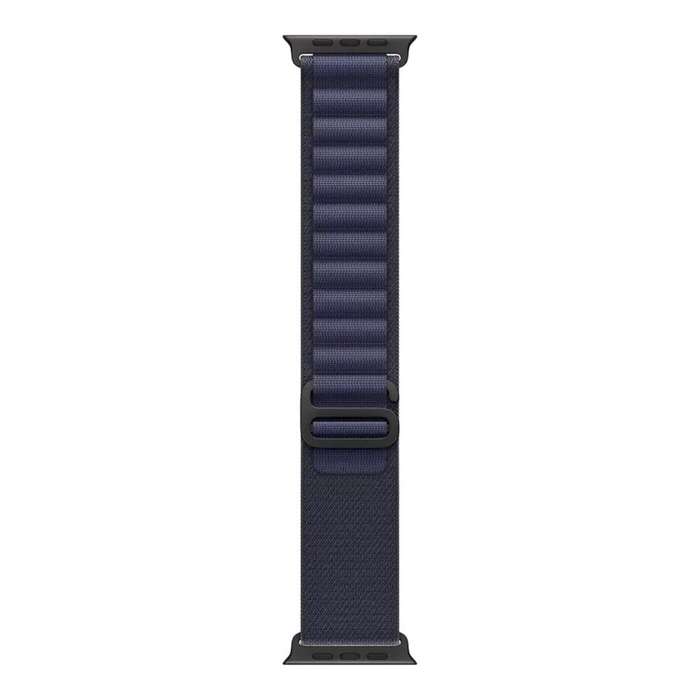 Apple 49mm Navy Alpine Loop with Black Titanium Finish Large MYPY3ZM/A
