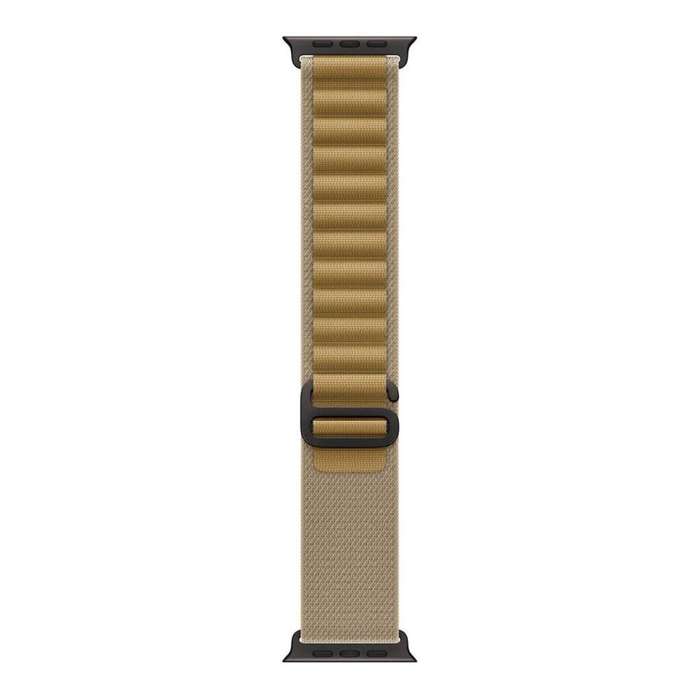 Apple 49mm Tan Alpine Loop with Black Titanium Finish Medium MYQ13ZM/A