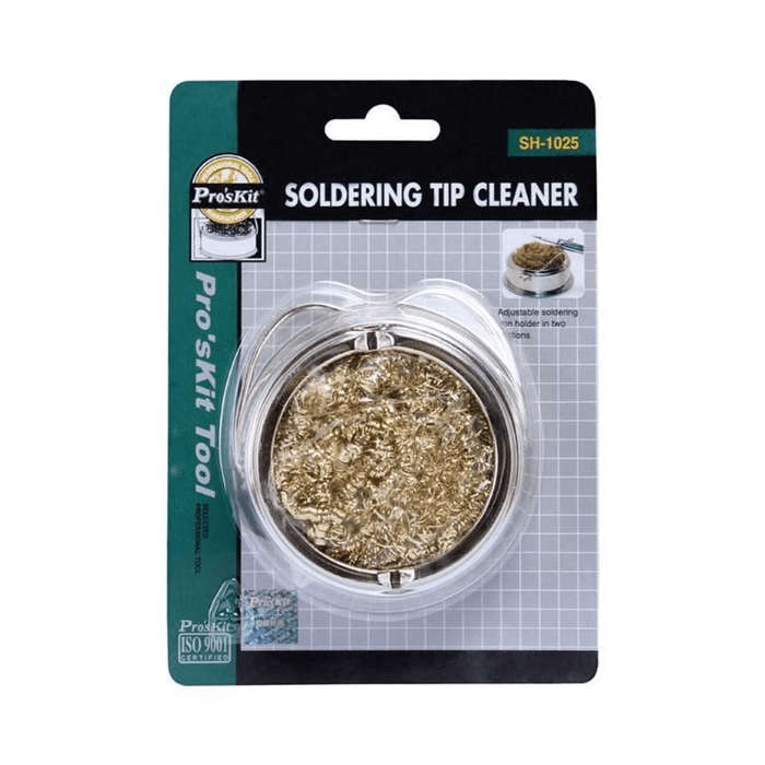 Pro'sKit Soldering Iron Tip Cleaner with Stand NET-SH-1025