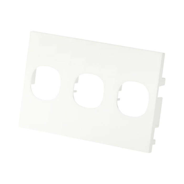 Decorduct Thynk 75mm x 50mm 3x Module Blank White NET-TRUNK-SKT003