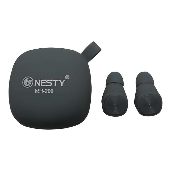 Nesty Blast Series MH 200 True Bluetooth Wireless Earphones Grey NTMH200GRY
