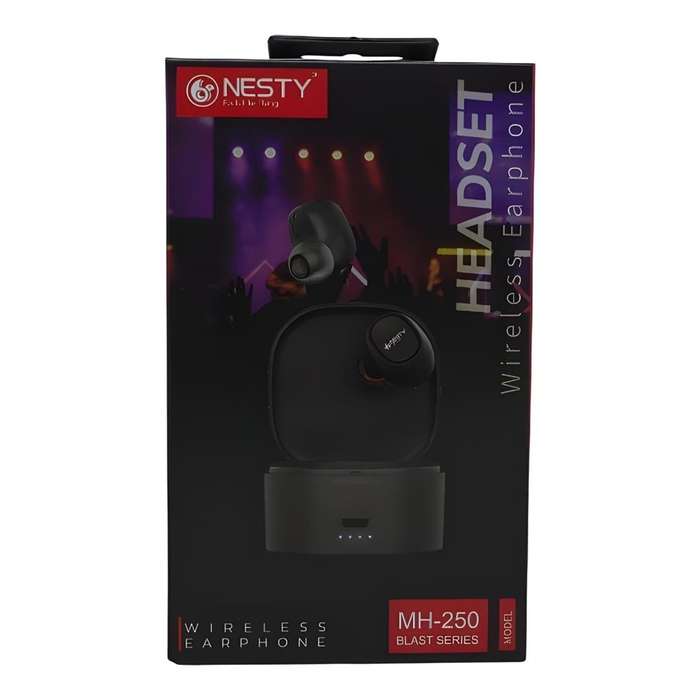 Nesty Blast Series MH 250 True Bluetooth Wireless Earphones Grey NTMH250GRY