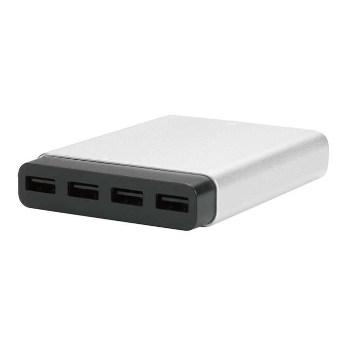 Just-Mobile AluCharge Slim 4-port USB Charger PA-188EU