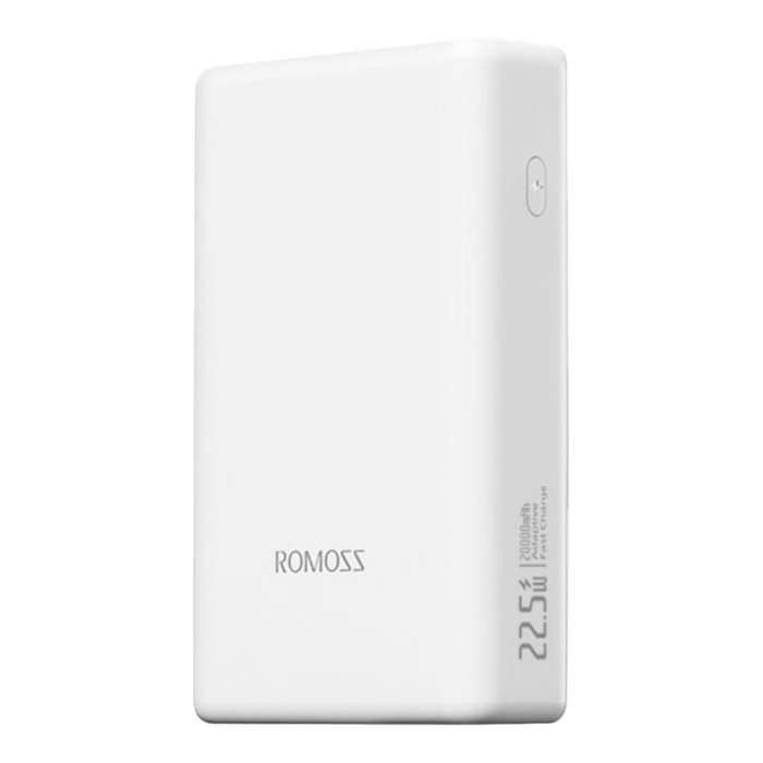 Romoss PAC20 20000mAh 22.5W Fast Charge Powerbank White PAC20-272-1133H