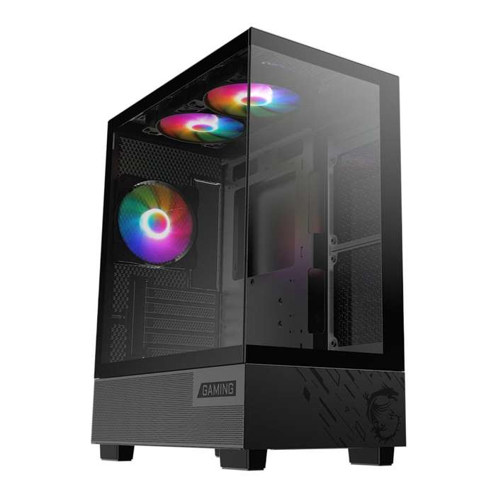 MSI PAG PANO M110A Micro-ATX Gaming PC Case Black