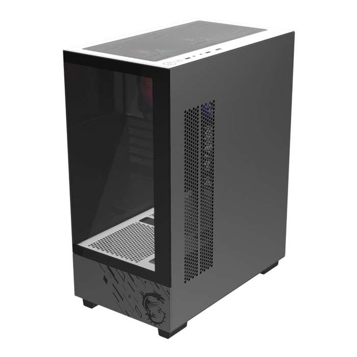 MSI PAG PANO M110A Micro-ATX Gaming PC Case Black