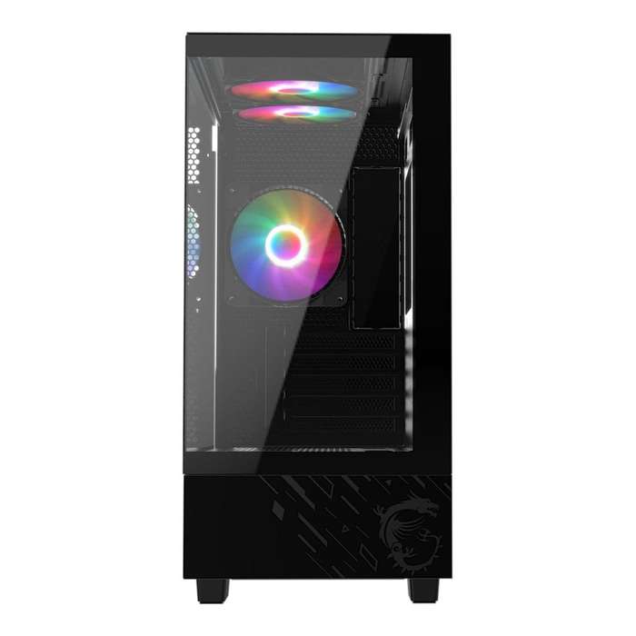 MSI PAG PANO M110A Micro-ATX Gaming PC Case Black