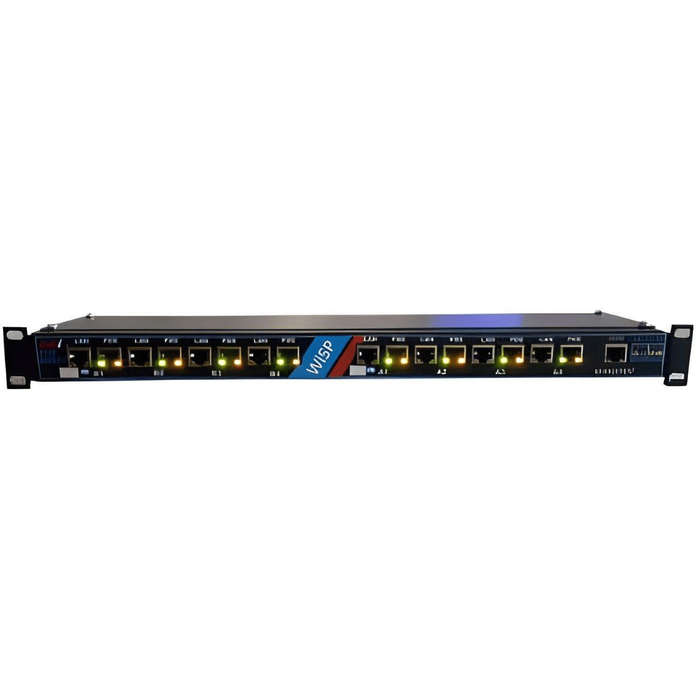Micro Instruments 8-Channel Gigabit PoE Injector POE-24-8GM-V2
