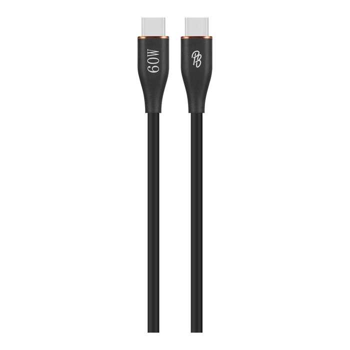 Pro Bass FlexiCord Series 60W Type-C to Type-C 2m Charging Cable PR-20019-BK