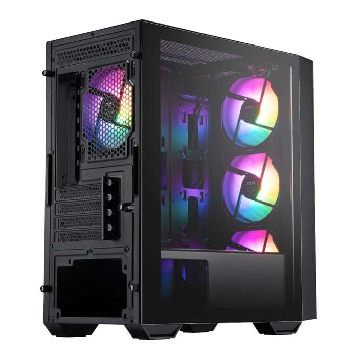 MSI PRO FORGE M050A Micro-ATX Gaming PC Case Black