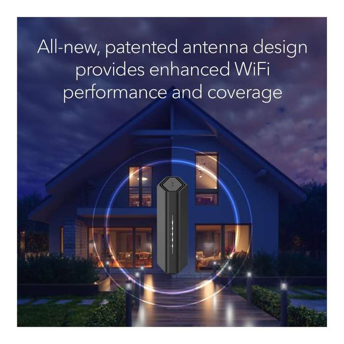 Netgear Nighthawk RS100 Wireless Router - Dual-band 2.4GHz and 5GHz 2.5 Gigabit Ethernet Black RS...