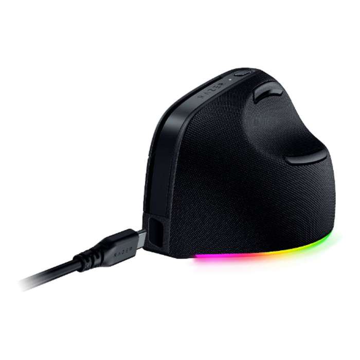 Razer Pro Click V2 Vertical mouse Universal Right-hand RF Wireless + Bluetooth + USB Type-C Optic...