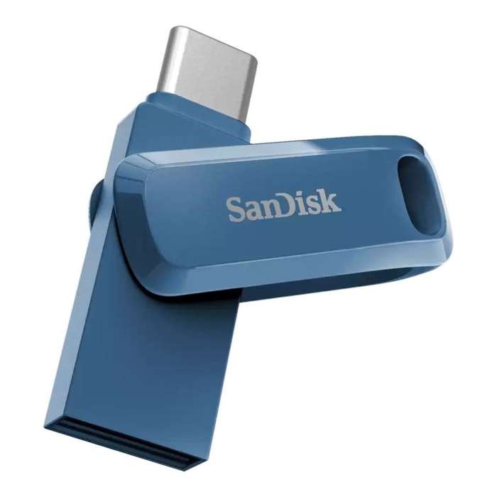 SanDisk Ultra Dual Drive Go 64GB USB Flash Drive Blue SDDDC3-064G-G46NB
