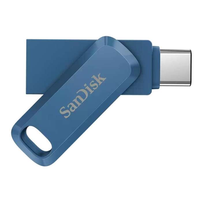SanDisk Ultra Dual Drive Go 64GB USB Flash Drive Blue SDDDC3-064G-G46NB