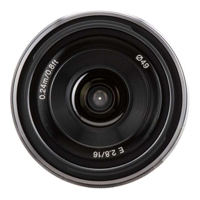 Sony E 16mm f/2.8 Camera Lens Silver SOE16F28