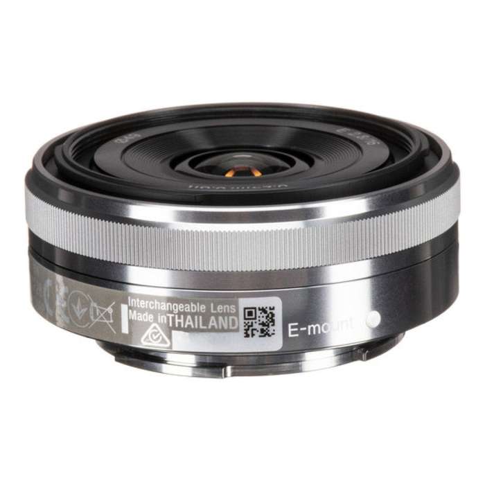 Sony E 16mm f/2.8 Camera Lens Silver SOE16F28