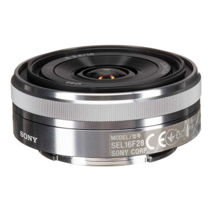 Sony E 16mm f/2.8 Camera Lens Silver SOE16F28
