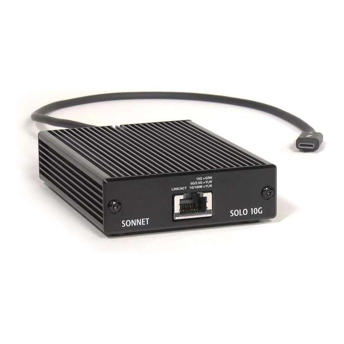 Sonnet Solo10G Thunderbolt 3 to RJ45 10GbE Ethernet Adapter SOLO10G-TB3