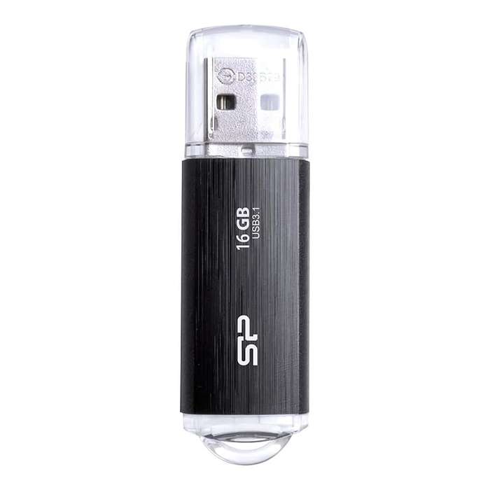 Silicon Power Blaze B02 16GB USB Type-A 3.2 Black USB Flash Drive SP016GBUF3B02V1K