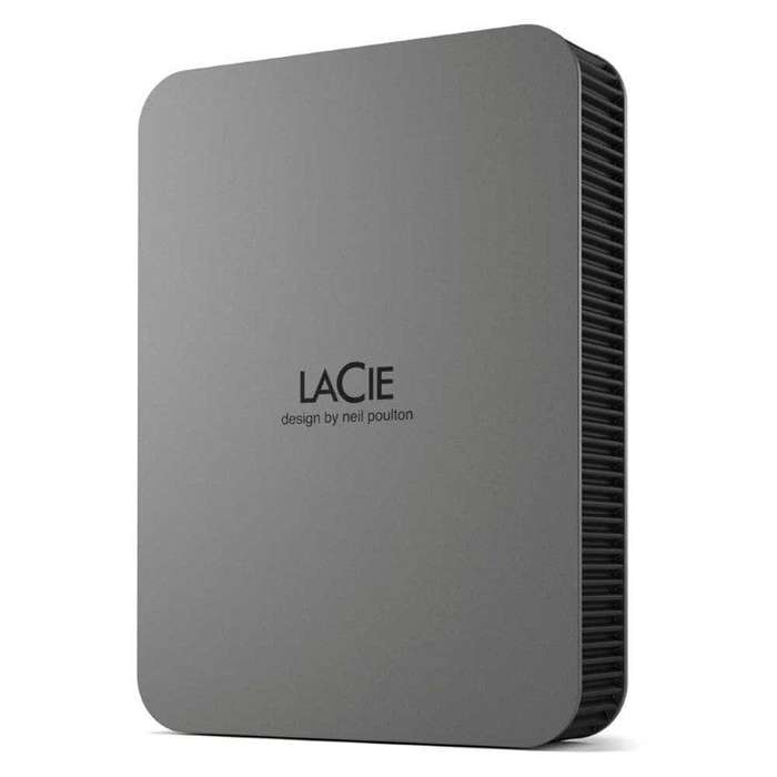 Seagate LaCie 4TB Aluminum Enclosure Portable External Hard Drive Space Grey STLR4000400