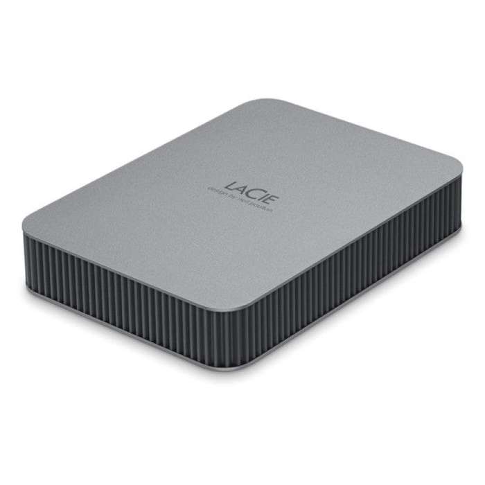 Seagate LaCie 5TB Aluminum Enclosure Portable External Hard Drive Space Grey STLR5000400