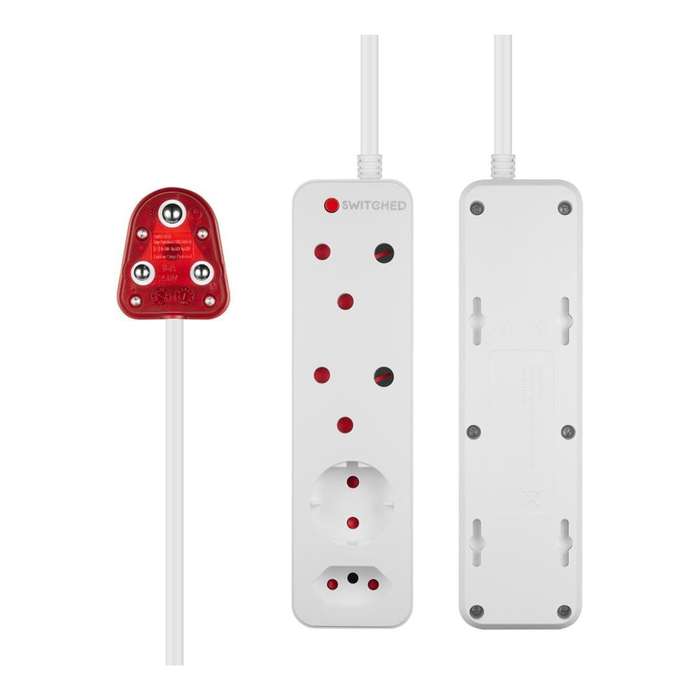 Switched  4-way High Surge Multiplug SWD-8508-05(V1)