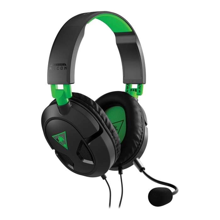 Turtle Beach Recon 50 Wired Gaming Headset Black Green TBS-2303-05