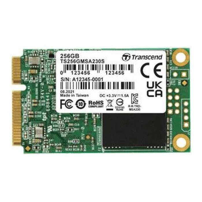 Transcend MSA230 256GB mSATA Internal SSD TS256GMSA230S