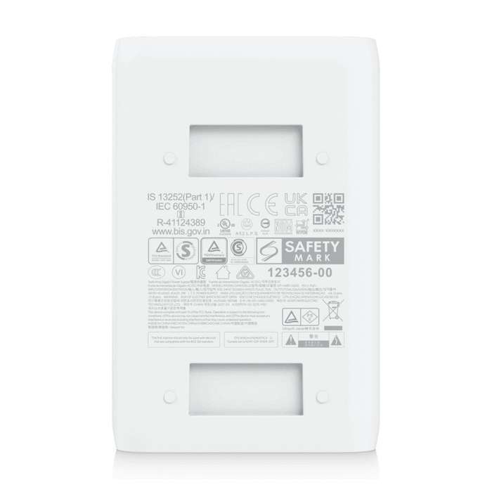 Ubiquiti U-POE+ 48V 30W Gigabit PoE Adapter with No Cable