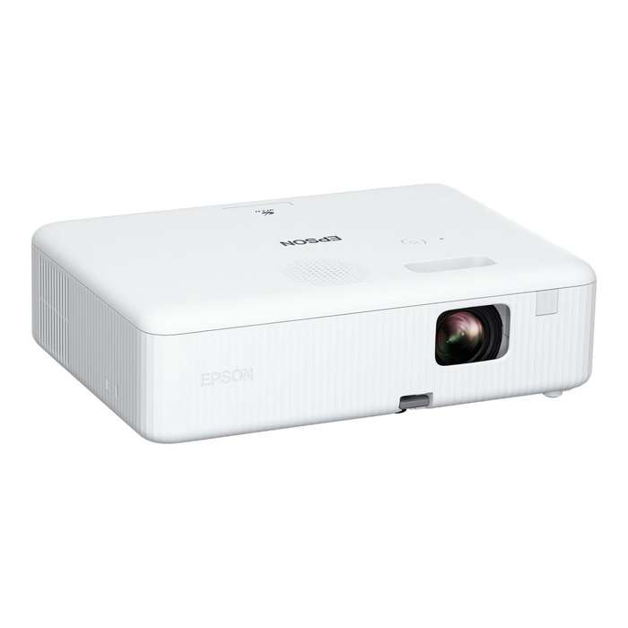Epson CO-W01 Data Projector WXGA 3000 ANSI Lumens Standard Throw 3LCD 1200x800 Projector White V1...