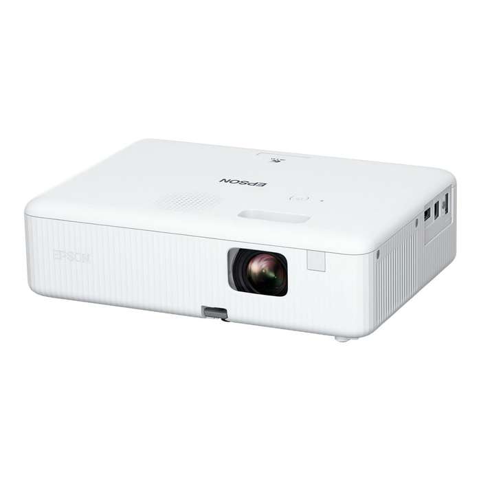 Epson CO-W01 Data Projector WXGA 3000 ANSI Lumens Standard Throw 3LCD 1200x800 Projector White V1...