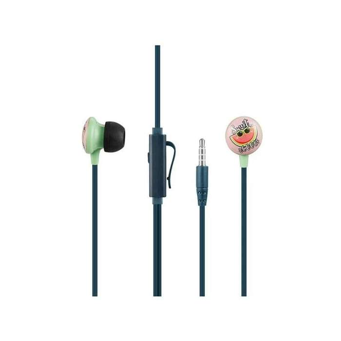 Volkano Kiddies Series Earphones with Keychain - Watermelon2 VK-1150-WM-US