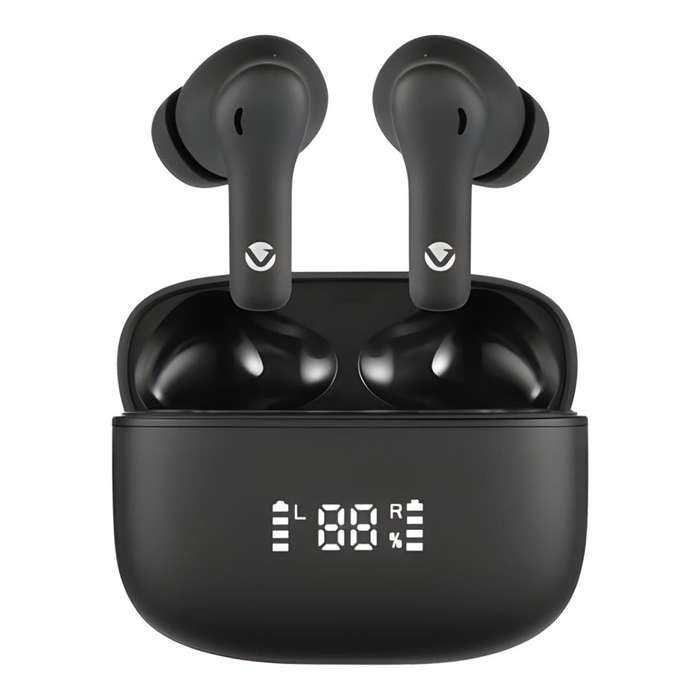 Volkano Cove Series True Wireless Earphone with Charging Case Black VK-1163-BK