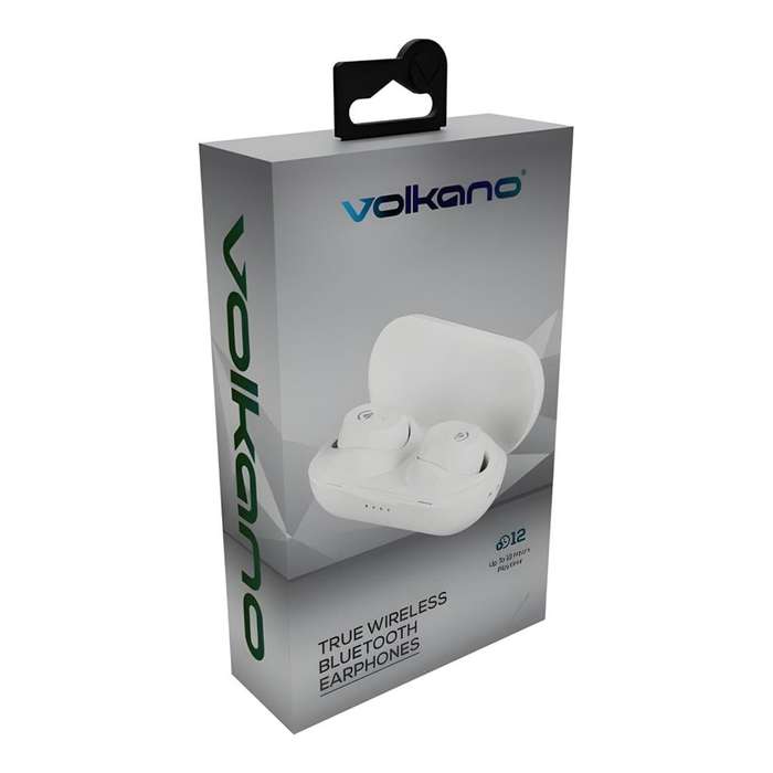 Volkano Skadi Series TWS Earphones White VK-1172-WT