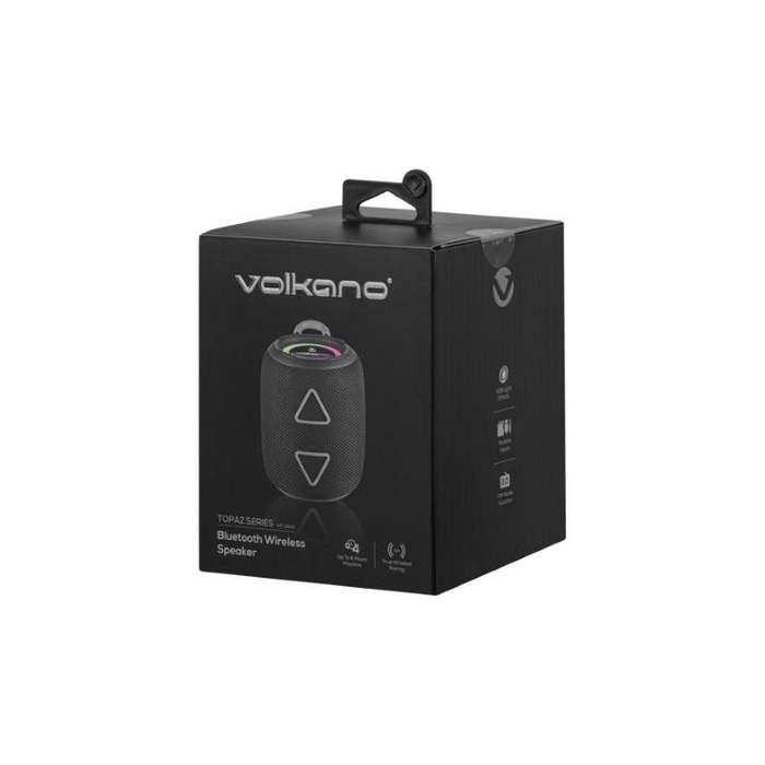 Volkano Topaz Series Bluetooth Speaker Black VK-3400-BK